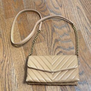 Quince Tan Quilted Leather Bag